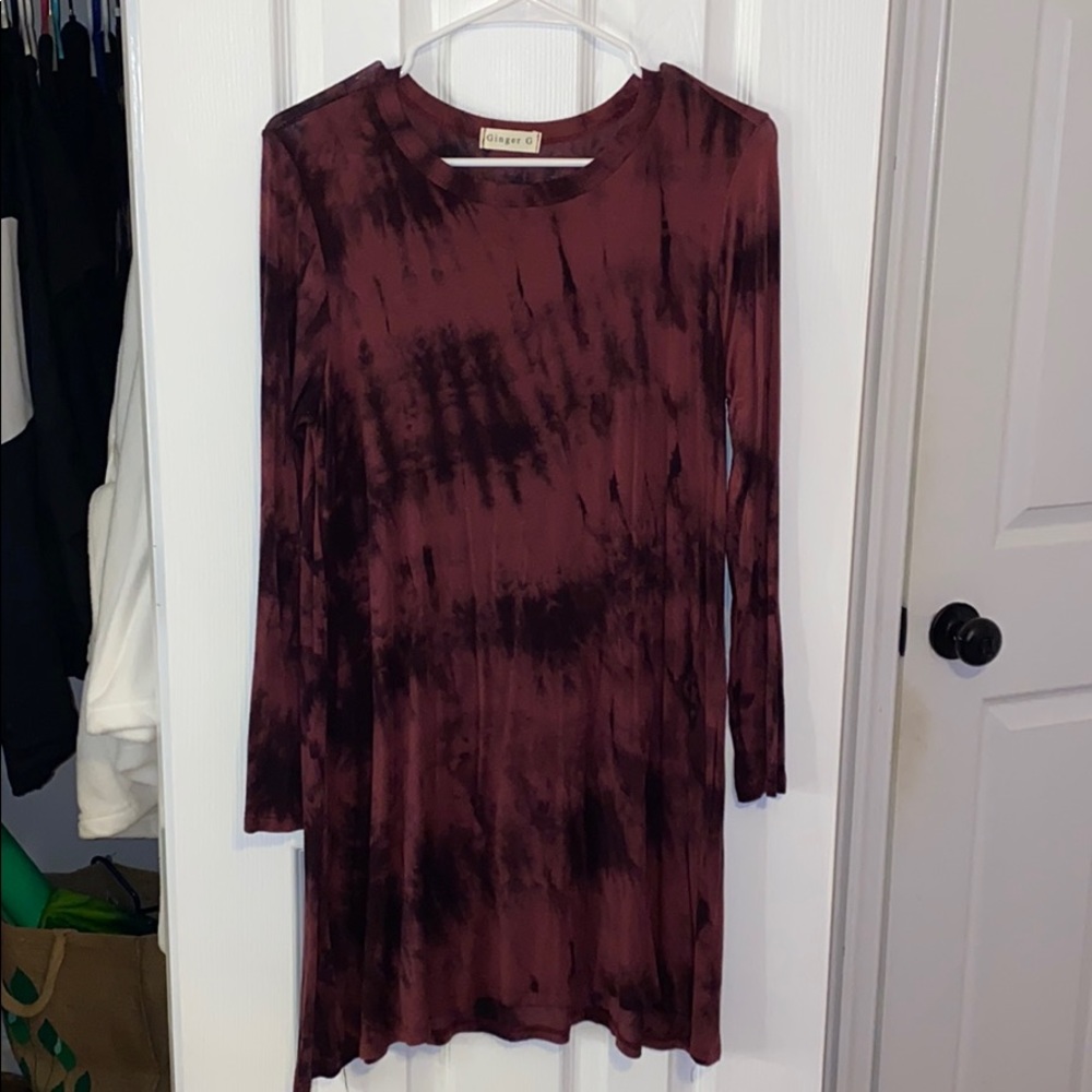 long sleeved soft dress